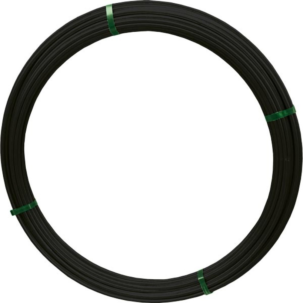 Тел, кръгъл, стоманен, горещопоцинкован, с PVC изолация, Ф 8/11 mm, разфасовка 50 кг./кангал