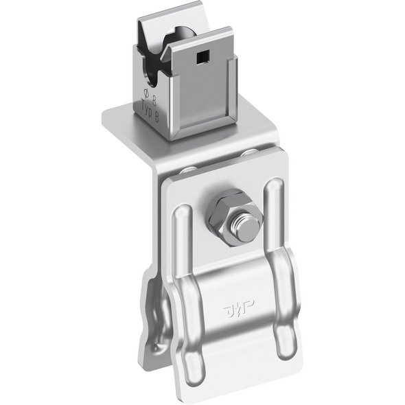 Покривен държач V2A за тел Ф 8 mm, тип B, за покривна система RIB-ROOF 465