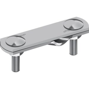 Диагонална кръстата клема V4A, от 2 части, шина/тел, 40 mm/Ф 8-10 mm