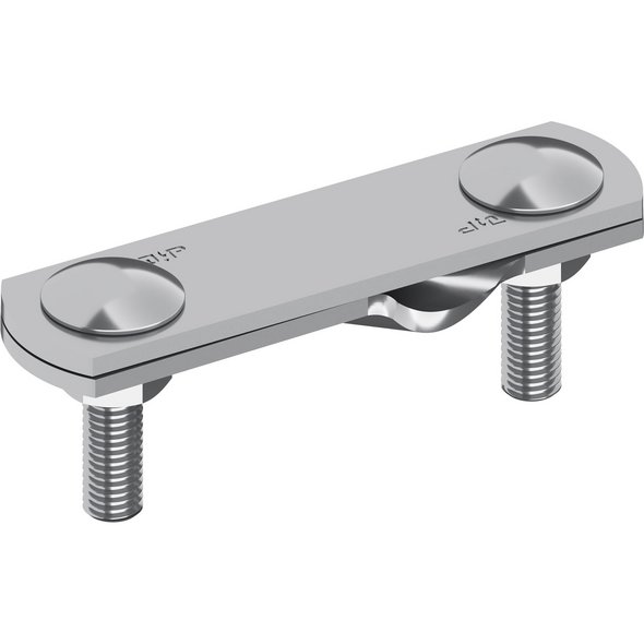 Диагонална кръстата клема V4A, от 2 части, шина/тел, 40 mm/Ф 8-10 mm