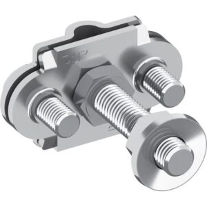 Варио клема V4A, шина 30 mm / Ф 8-10 mm, за фиксирани заземителни фланци M12