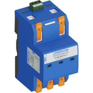 Комбиниран арестор P-HM 280 Fm 3, тип 1+2, 3 модула, 3-полюсен, с дистанционна сигнализация