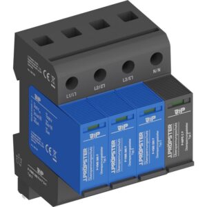 Арестор P-VMS 280 Fm F 3+1, тип 2, 4 модула, 3+1-полюсен, с дистанционна сигнализация и вграден предпазител