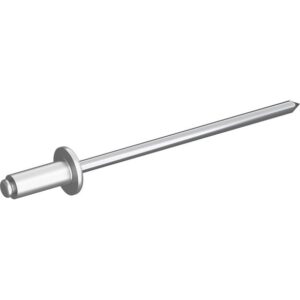 Поп-нит с полукръгла глава 5×12 mm, алуминий/неръждаема стомана V2A